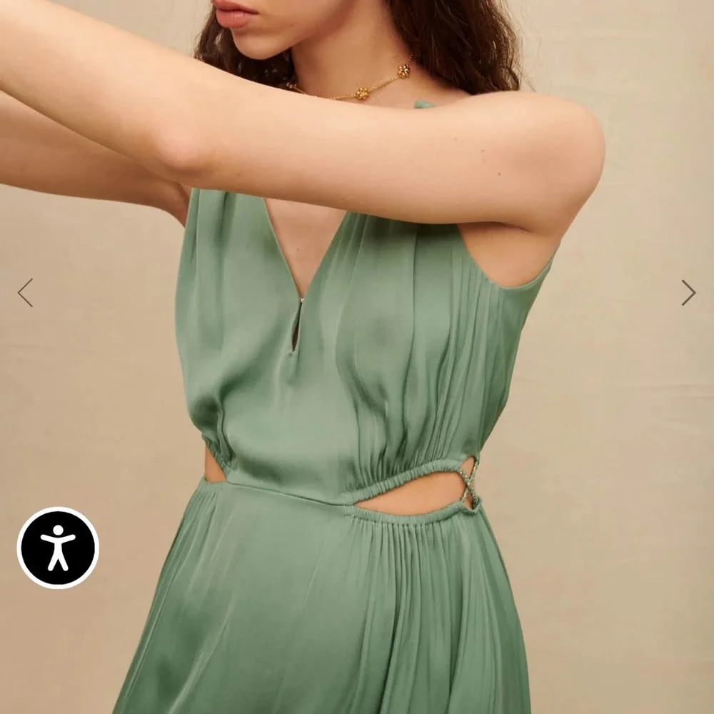 Maje cut-out V-neck maxi dress - Picture 12 of 13